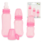 kit 3 Mamadeiras Kuka Rosa