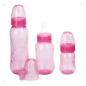 kit 3 Mamadeiras Kuka Rosa