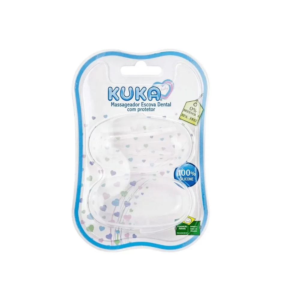 Massageador Escova Dental para Bebês com Protetor Kuka +0 meses - Imagem 2