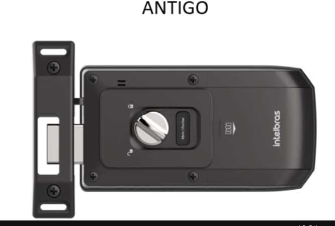 Fechadura Digital de Sobrepor Touch Screen FR 101 Preto Intelbras - Imagem 2