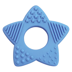 Mordedor Estrela Silicone Azul Kuka +4 meses