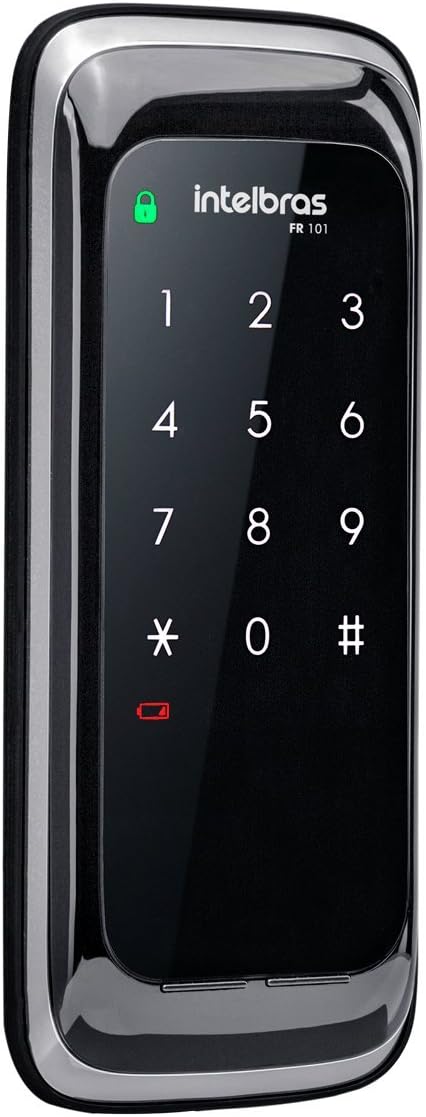 Fechadura Digital de Sobrepor Touch Screen FR 101 Preto Intelbras - Imagem 6