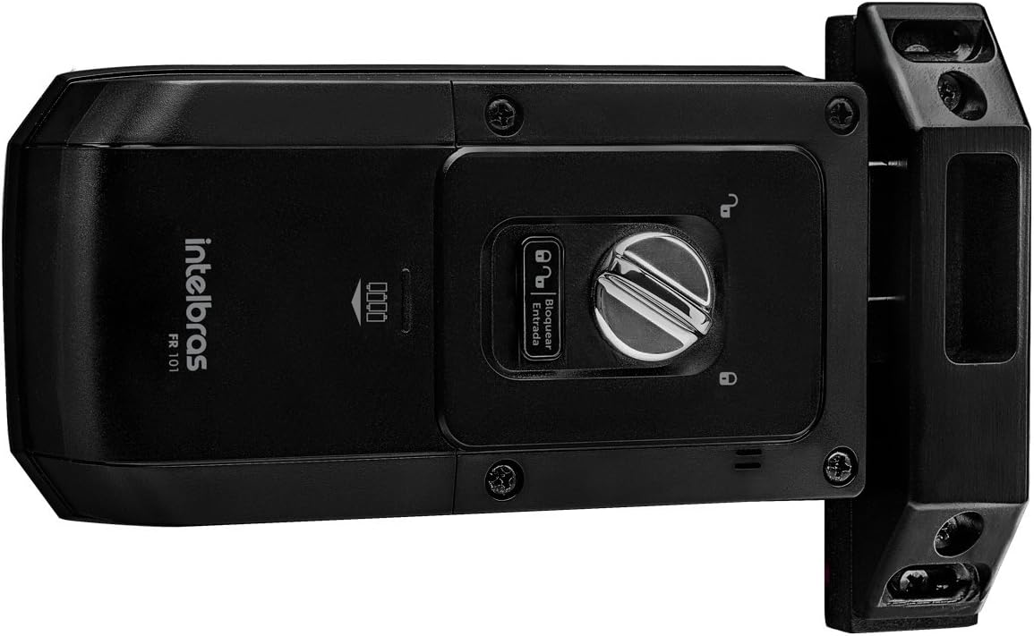 Fechadura Digital de Sobrepor Touch Screen FR 101 Preto Intelbras - Imagem 5