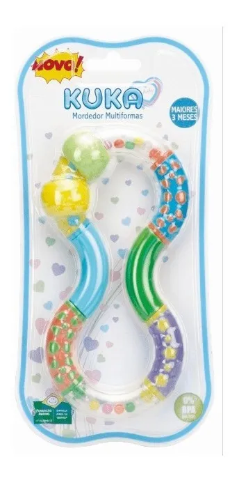 Mordedor Para Bebê Multiformas Kuka +3 meses - Imagem 3